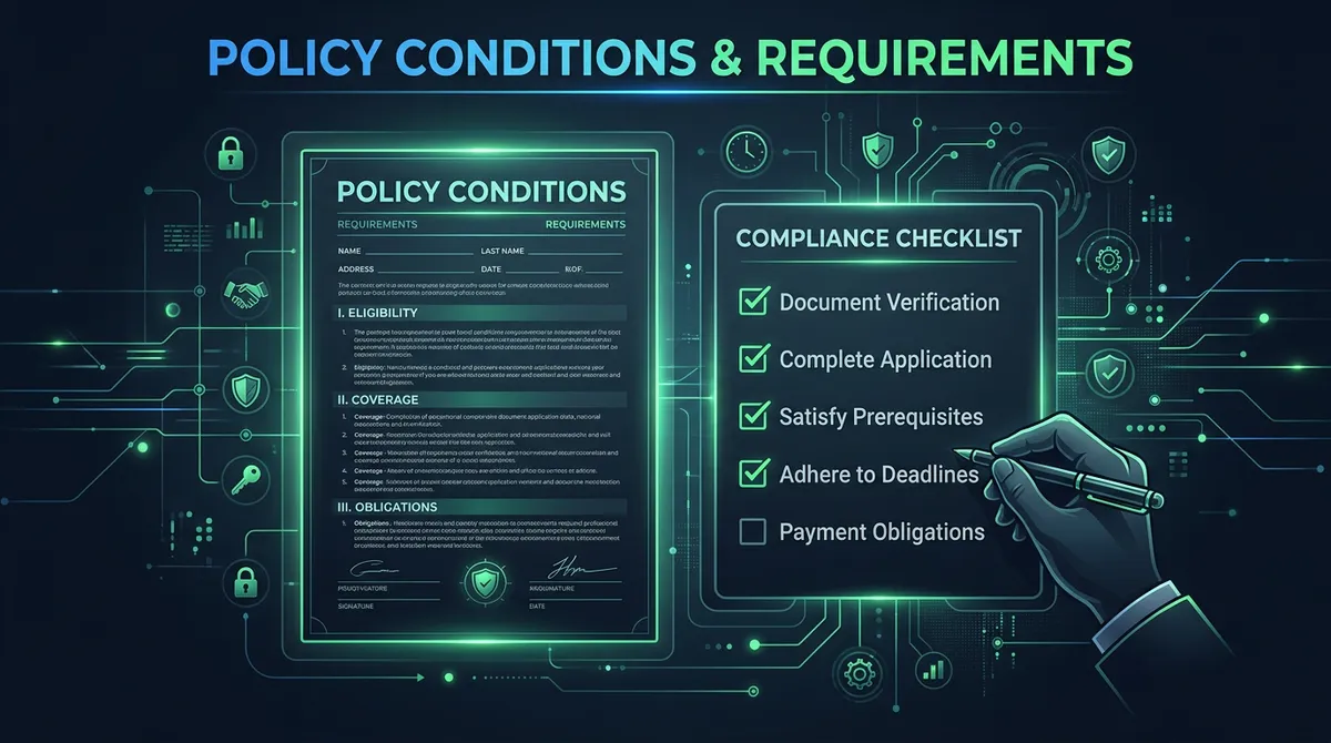Условия и требования полиса